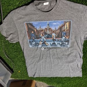 Delta New England Patriots Gronkowski, Brady, Edelman, Coach T Shirt Size L